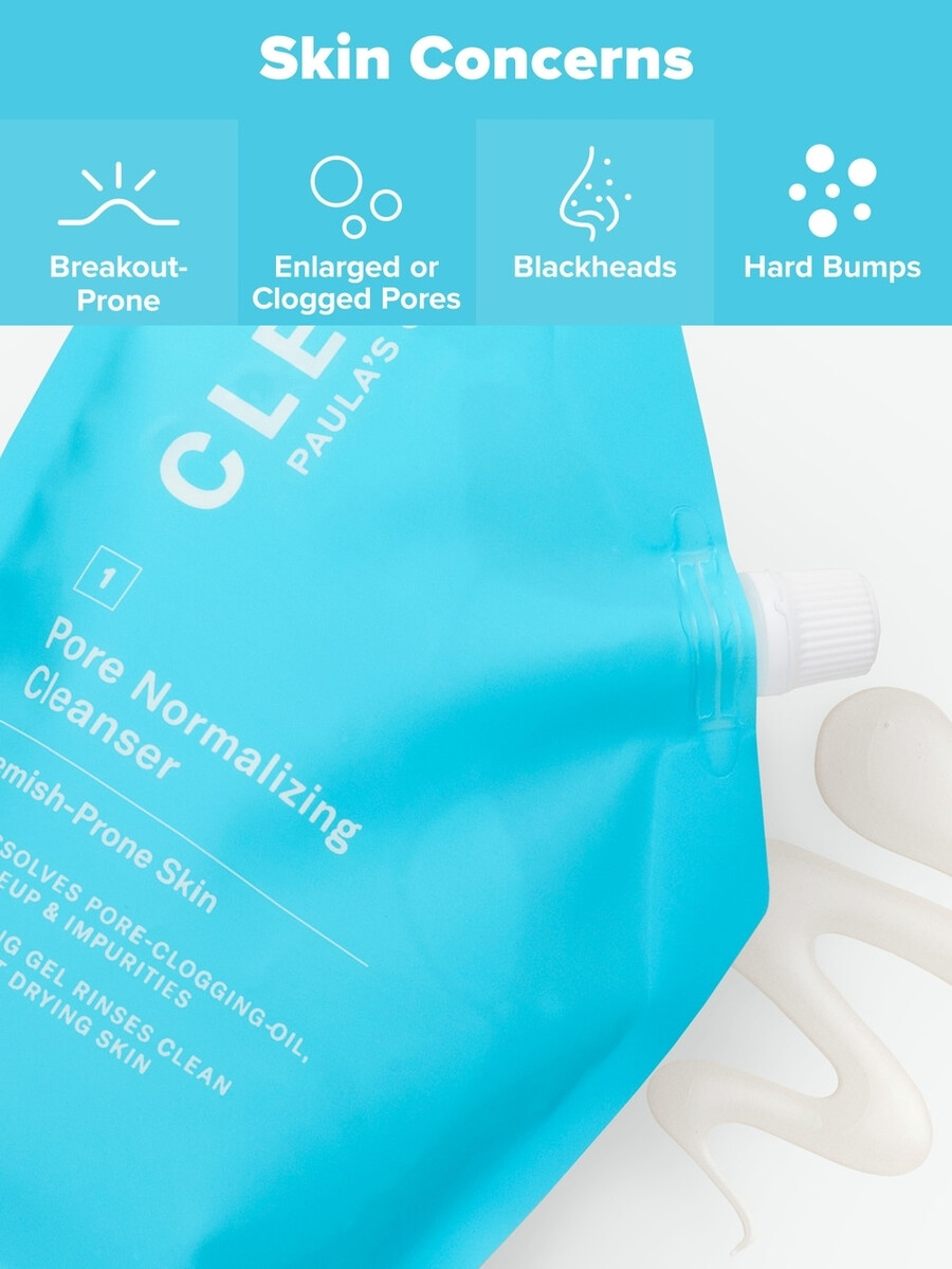 bolsa de repuesto del limpiador normalizador de poros clear